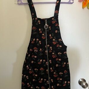 Zip Up Corduroy Overall dress 🧡